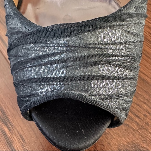 Badgley Mischka “Star” Platform Pumps Black Size 7 - Picture 8 of 14